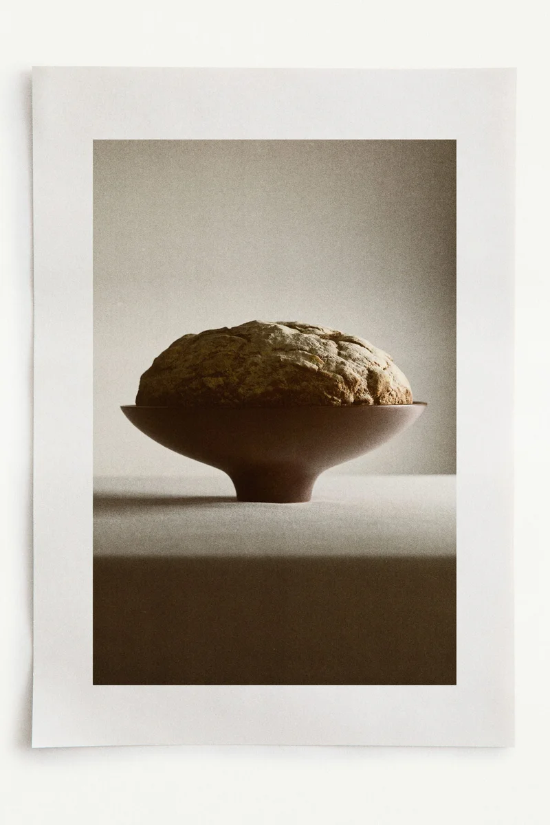 H&M Wooden serving bowl